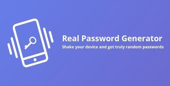 Real Password Generator - React Native app template